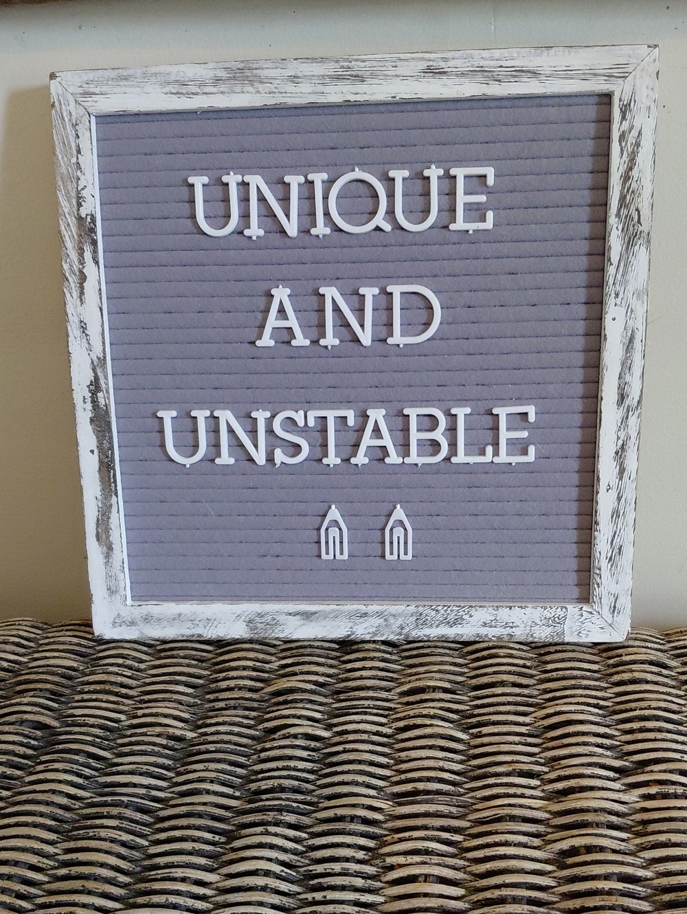 Rustic Letter Board Wall Decor